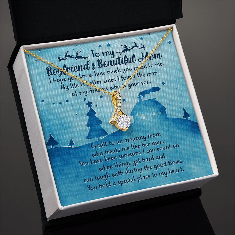 My Life Is Better Since I Found The Man Of My Dreams Who Is Your Son - Mom Necklace, Gift For Boyfriend's Mom, Mother's Day Gift For Future Mother-in-law