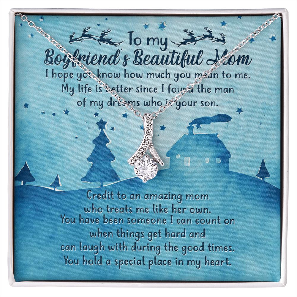 My Life Is Better Since I Found The Man Of My Dreams Who Is Your Son - Mom Necklace, Gift For Boyfriend's Mom, Mother's Day Gift For Future Mother-in-law
