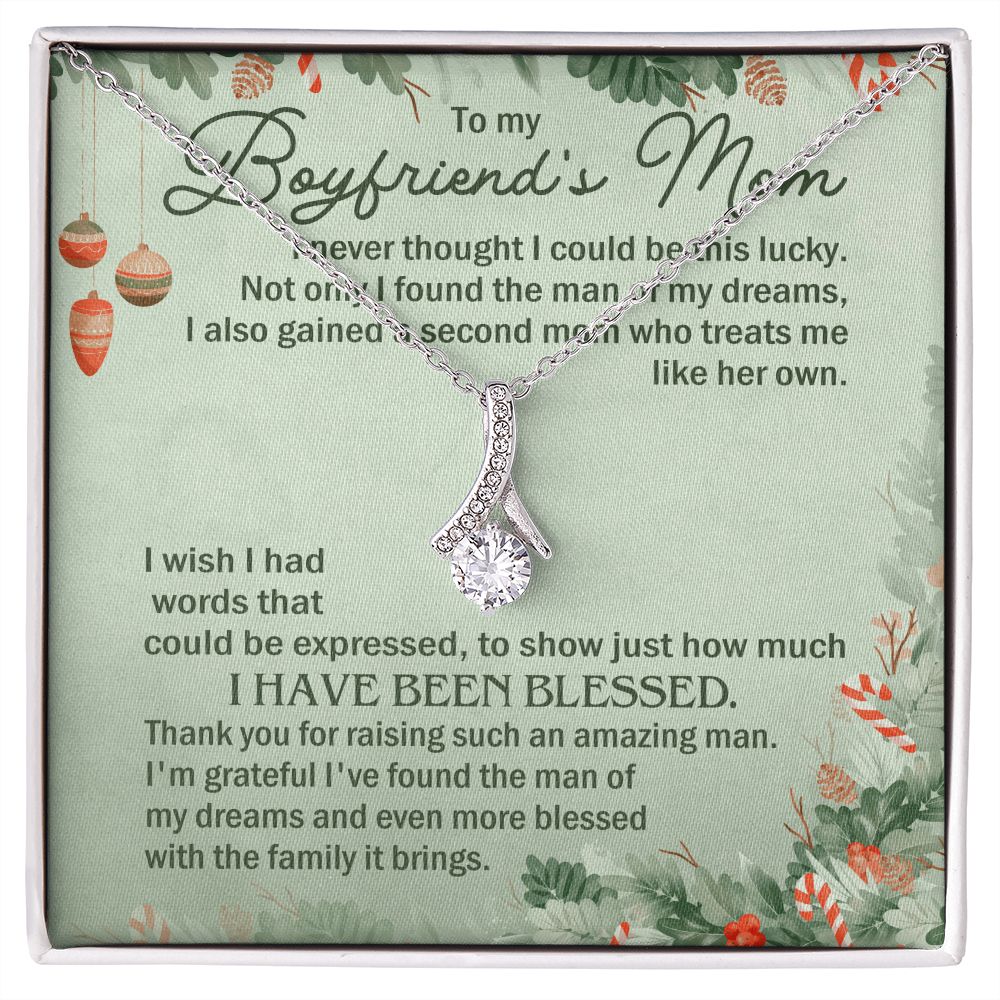 I Wish I Had Words That Could Be Expressed - Mom Necklace, Gift For Boyfriend's Mom, Mother's Day Gift For Future Mother-in-law