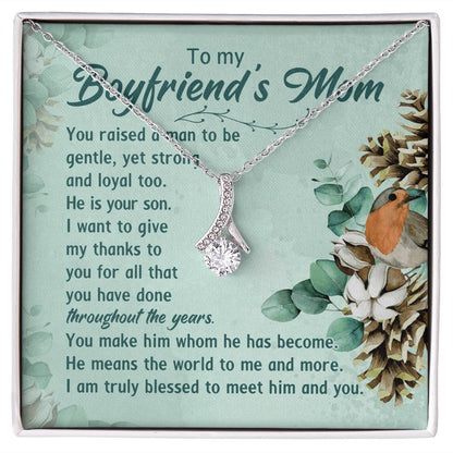 I Want To Give My Thanks To You - Mom Necklace, Gift For Boyfriend's Mom, Mother's Day Gift For Future Mother-in-law