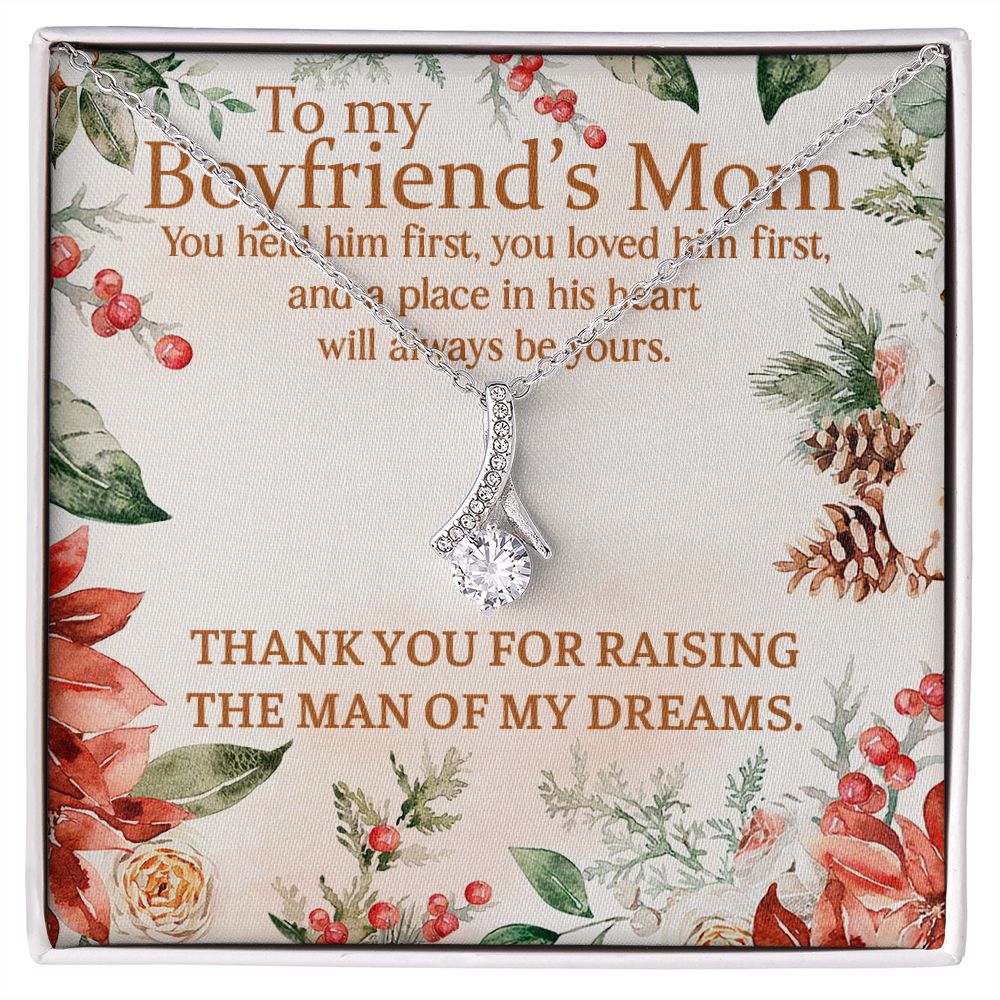 You Held Him First, You Loved Him First, And A Place In His Heart Will Always Be Yours - Mom Necklace, Gift For Boyfriend's Mom, Mother's Day Gift For Future Mother-in-law