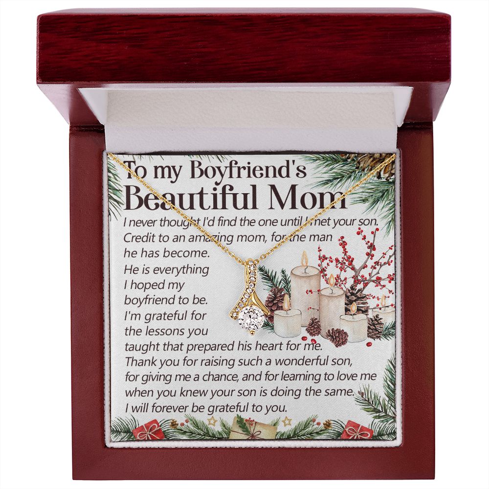 When You Knew Your Son Is Doing The Same - Mom Necklace, Gift For Boyfriend's Mom, Mother's Day Gift For Future Mother-in-law