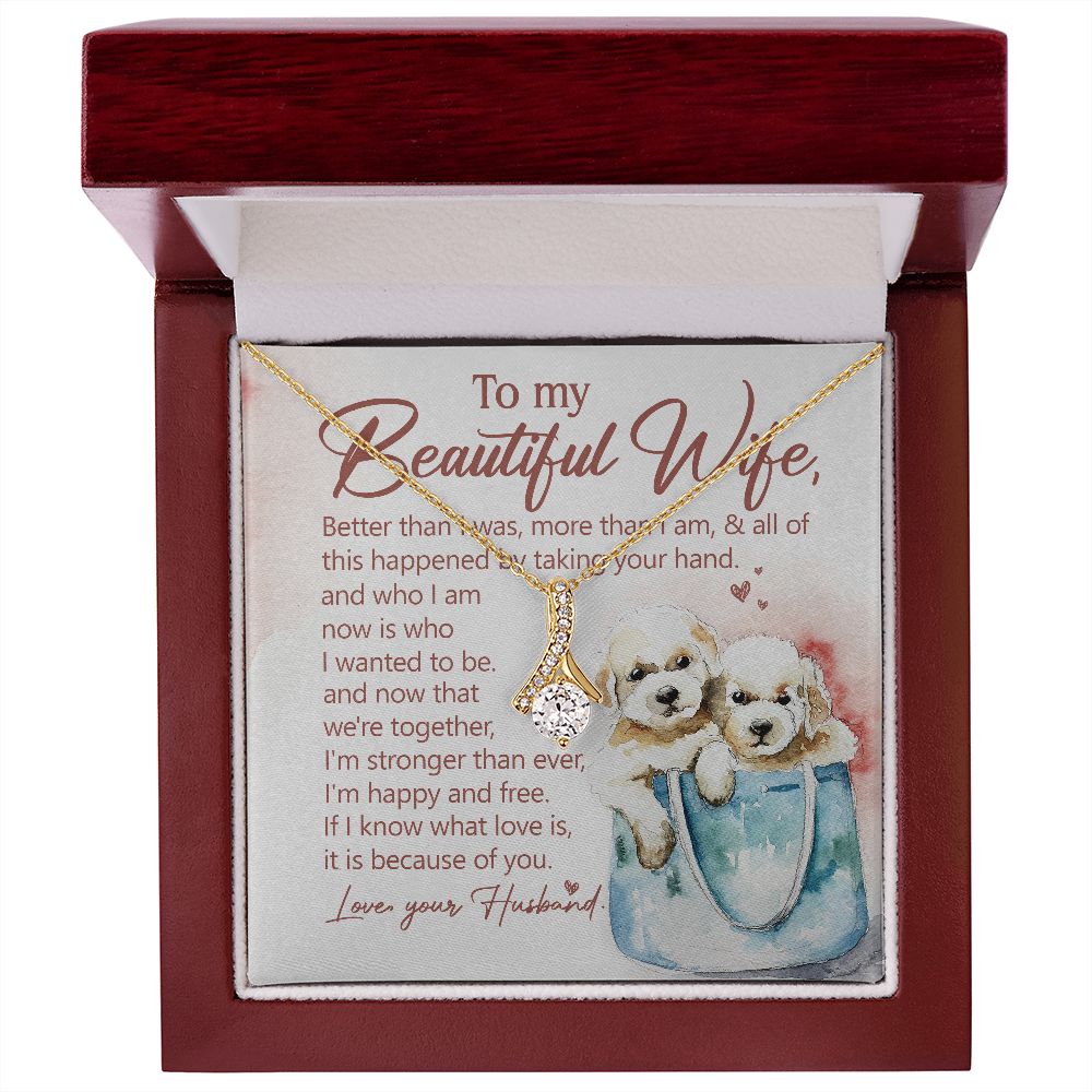 Now That We're Together, I'm Stronger Than Ever - Women's Necklace, Gift For Her, Anniversary Gift, Valentine's Day Gift For Wife