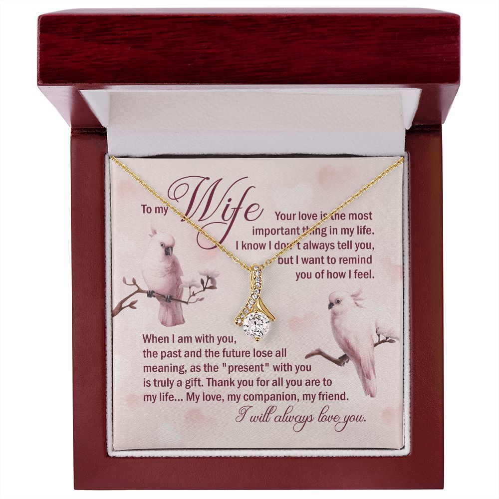 Thank You For All You Are To My Life - Women's Necklace, Gift For Her, Anniversary Gift, Valentine's Day Gift For Wife