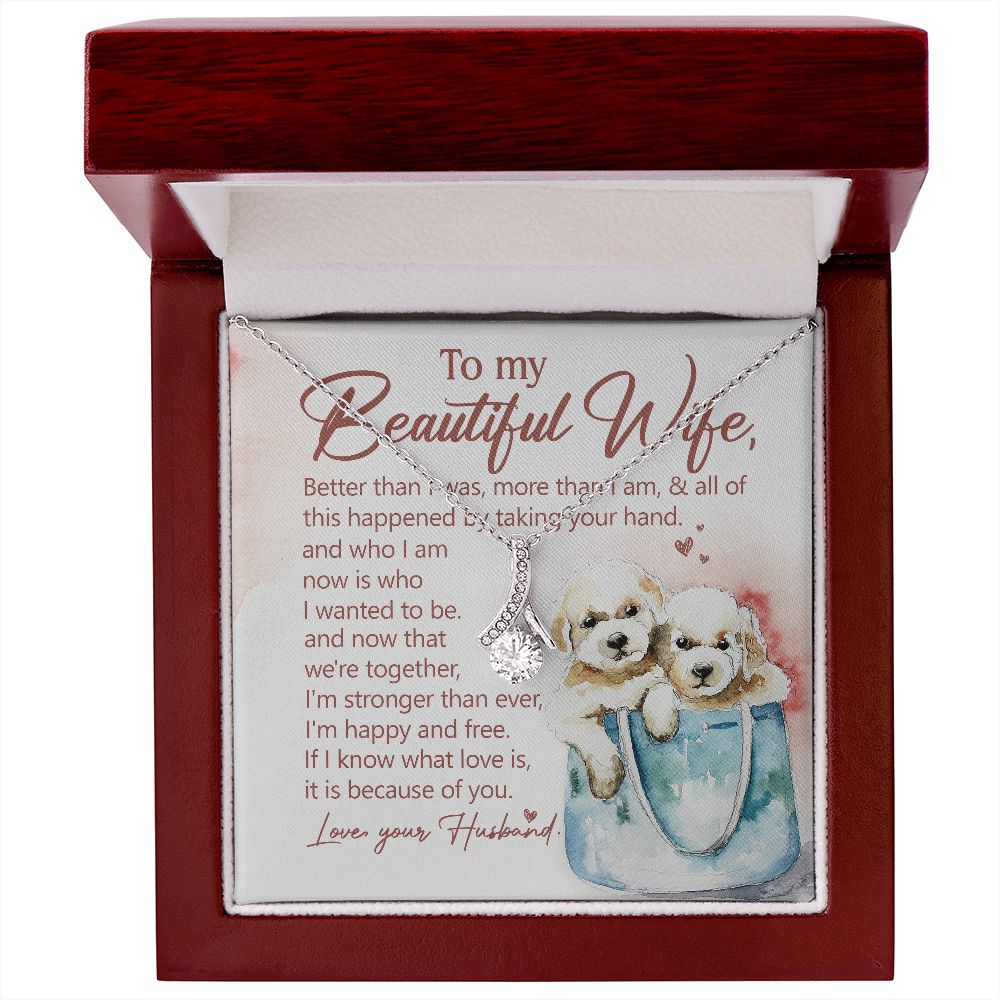 Now That We're Together, I'm Stronger Than Ever - Women's Necklace, Gift For Her, Anniversary Gift, Valentine's Day Gift For Wife