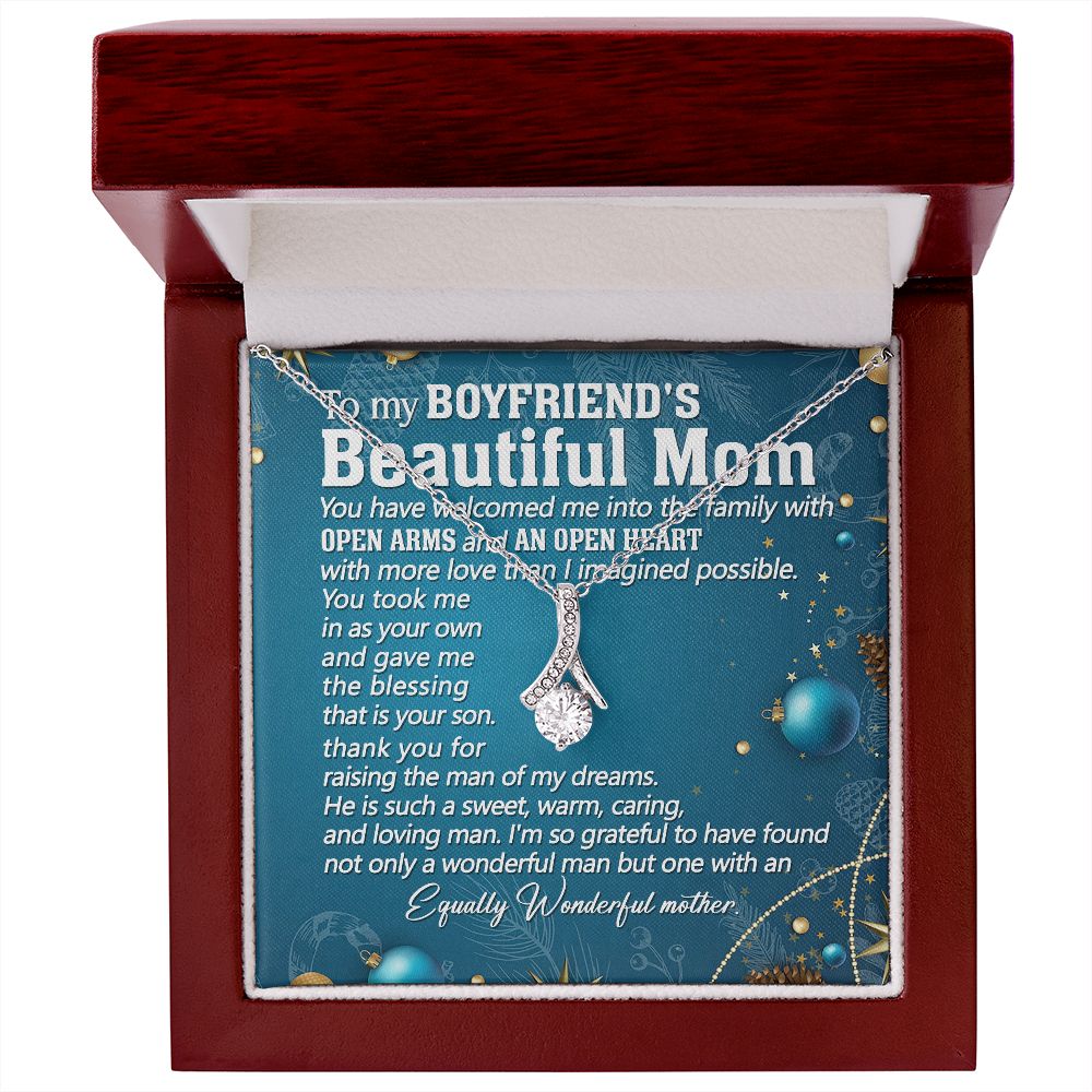 You Gave Me The Blessing That Is Your Son - Mom Necklace, Gift For Boyfriend's Mom, Mother's Day Gift For Future Mother-in-law