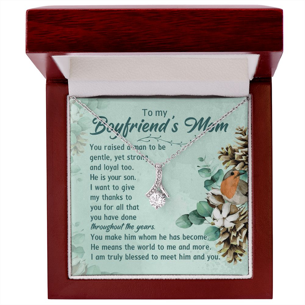 I Want To Give My Thanks To You - Mom Necklace, Gift For Boyfriend's Mom, Mother's Day Gift For Future Mother-in-law
