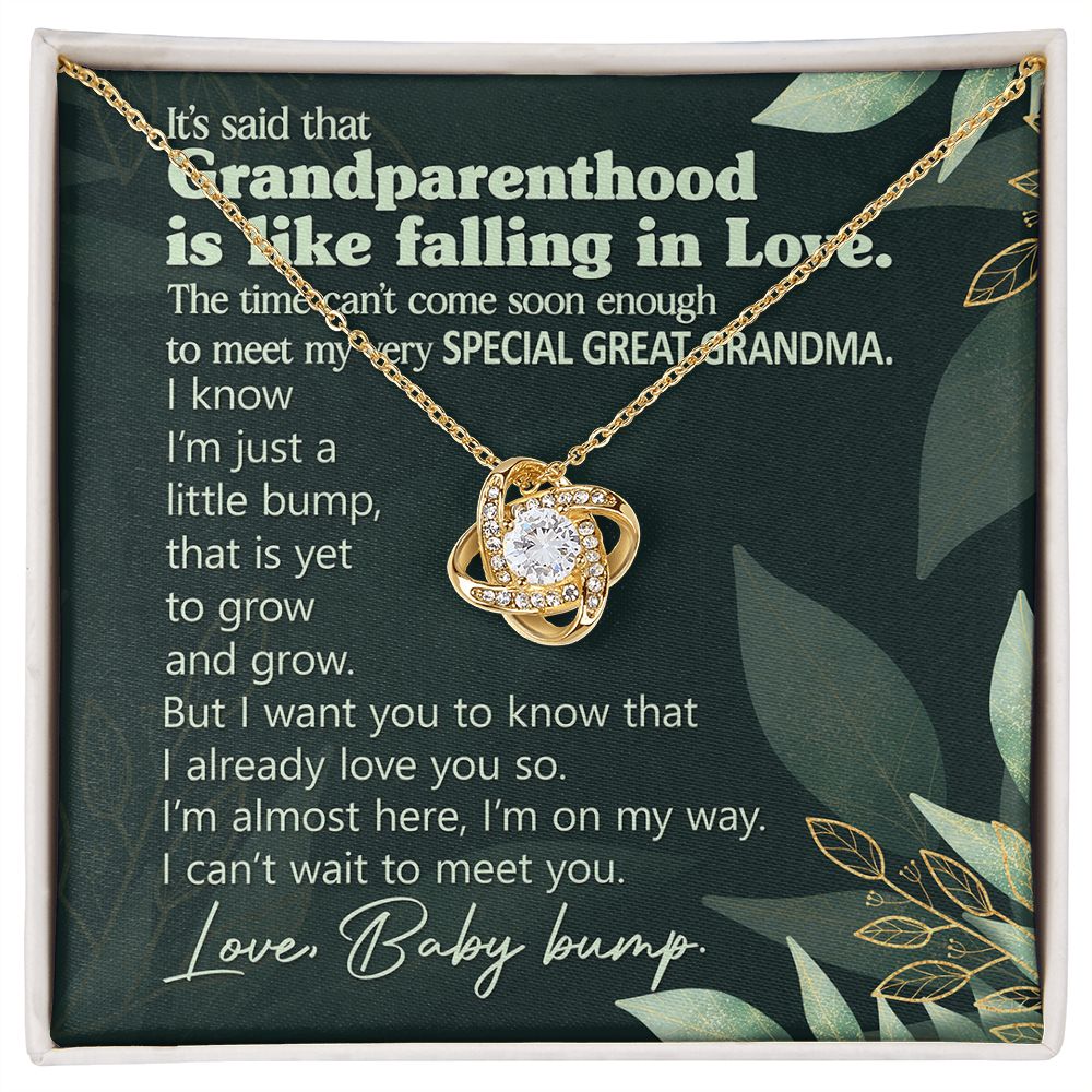 My Very Special Great Grandma - Women's Necklace, Gift For Great Grandma-to-be, Gift For Future Grandma. Grandma Necklace