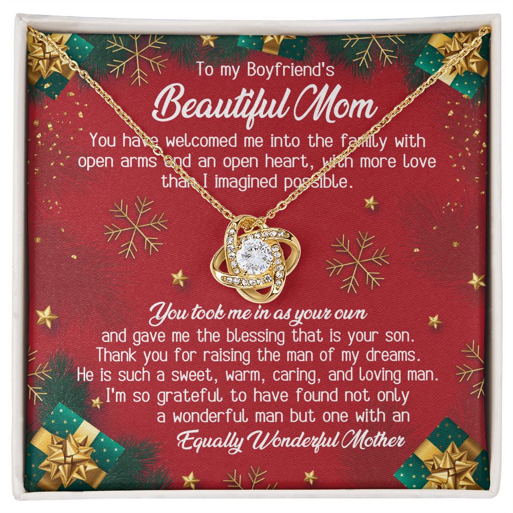 He Is Such A Sweet, Warm, Caring, And Loving Man - Mom Necklace, Gift For Boyfriend's Mom, Mother's Day Gift For Future Mother-in-law
