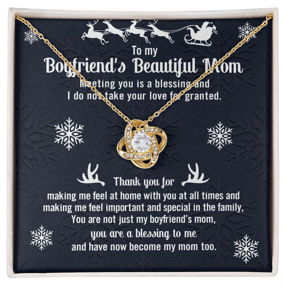 Meeting You Is A Blessing And I Do Not Take Your Love For Granted - Mom Necklace, Gift For Boyfriend's Mom, Mother's Day Gift For Future Mother-in-law