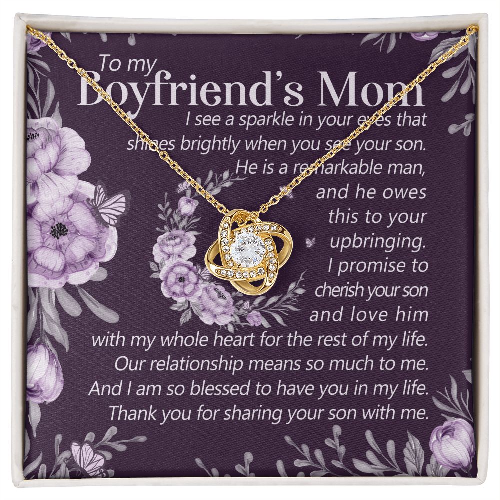 Our Relationship Means So Much To Me - Mom Necklace, Gift For Boyfriend's Mom, Mother's Day Gift For Future Mother-in-law