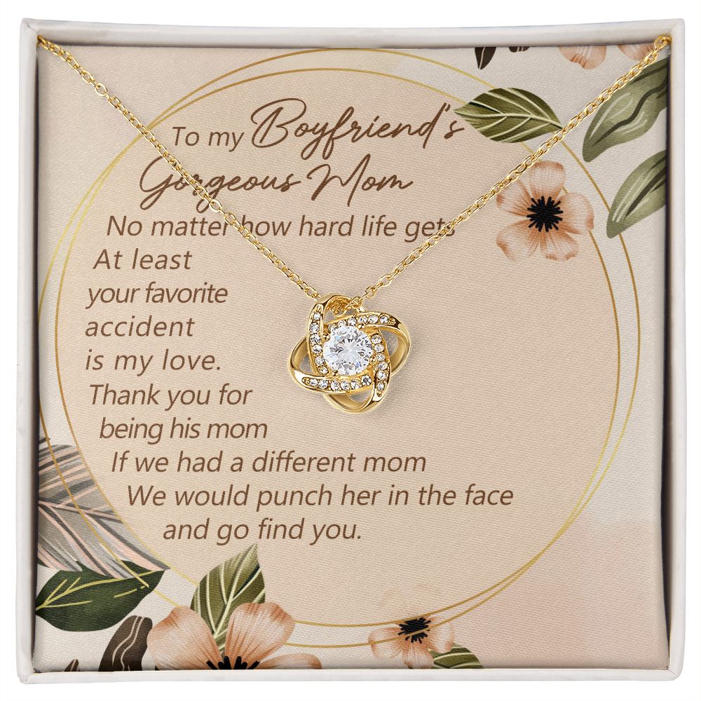 At Least Your Favorite Accident Is My Love - Mom Necklace, Gift For Boyfriend's Mom, Mother's Day Gift For Future Mother-in-law