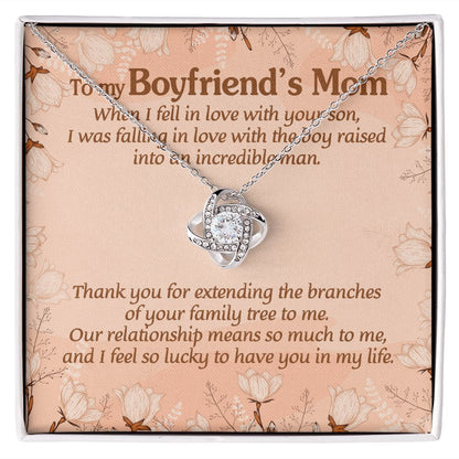 Thank You For Extending The Branches Of Your Family Tree To Me - Mom Necklace, Gift For Boyfriend's Mom, Mother's Day Gift For Future Mother-in-law