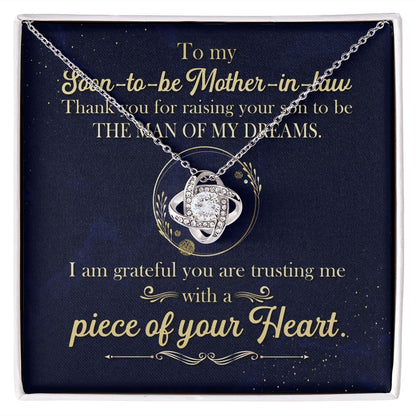 I Am Grateful You Are Trusting Me With A Piece Of Your Heart - Mom Necklace, Gift For Boyfriend's Mom, Mother's Day Gift For Future Mother-in-law
