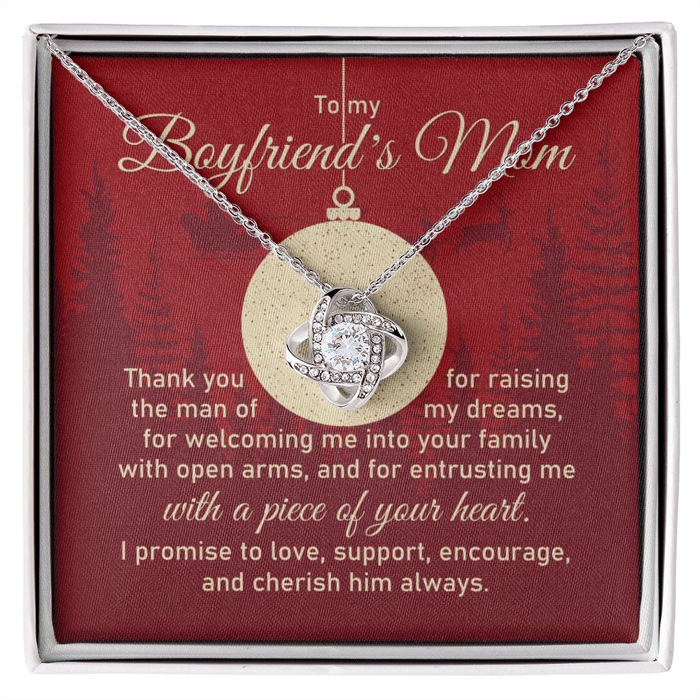 Entrusting Me With A Piece Of Your Heart - Mom Necklace, Gift For Boyfriend's Mom, Mother's Day Gift For Future Mother-in-law