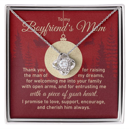 Entrusting Me With A Piece Of Your Heart - Mom Necklace, Gift For Boyfriend's Mom, Mother's Day Gift For Future Mother-in-law