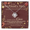 He Treats Me Like A Queen And Fiercely Loves Me - Mom Necklace, Gift For Boyfriend's Mom, Mother's Day Gift For Future Mother-in-law