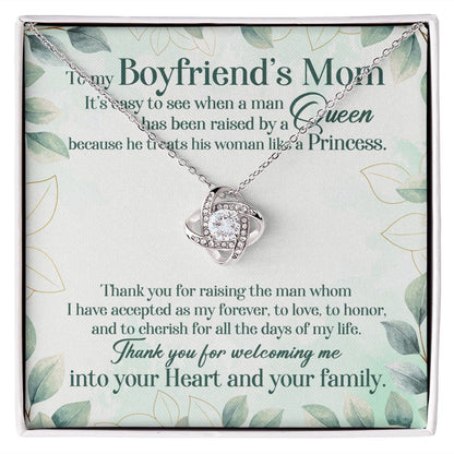 It's Easy To See When A Man Has Been Raised By A Queen - Mom Necklace, Gift For Boyfriend's Mom, Mother's Day Gift For Future Mother-in-law