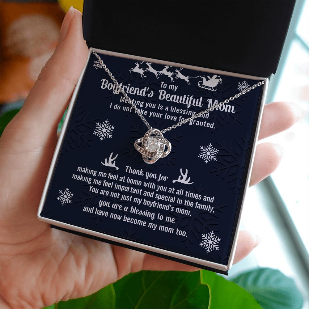 Meeting You Is A Blessing And I Do Not Take Your Love For Granted - Mom Necklace, Gift For Boyfriend's Mom, Mother's Day Gift For Future Mother-in-law