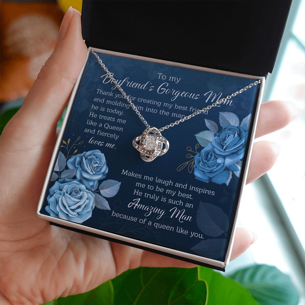 Thank You For Molding Him Into The Man He Is Today - Mom Necklace, Gift For Boyfriend's Mom, Mother's Day Gift For Future Mother-in-law