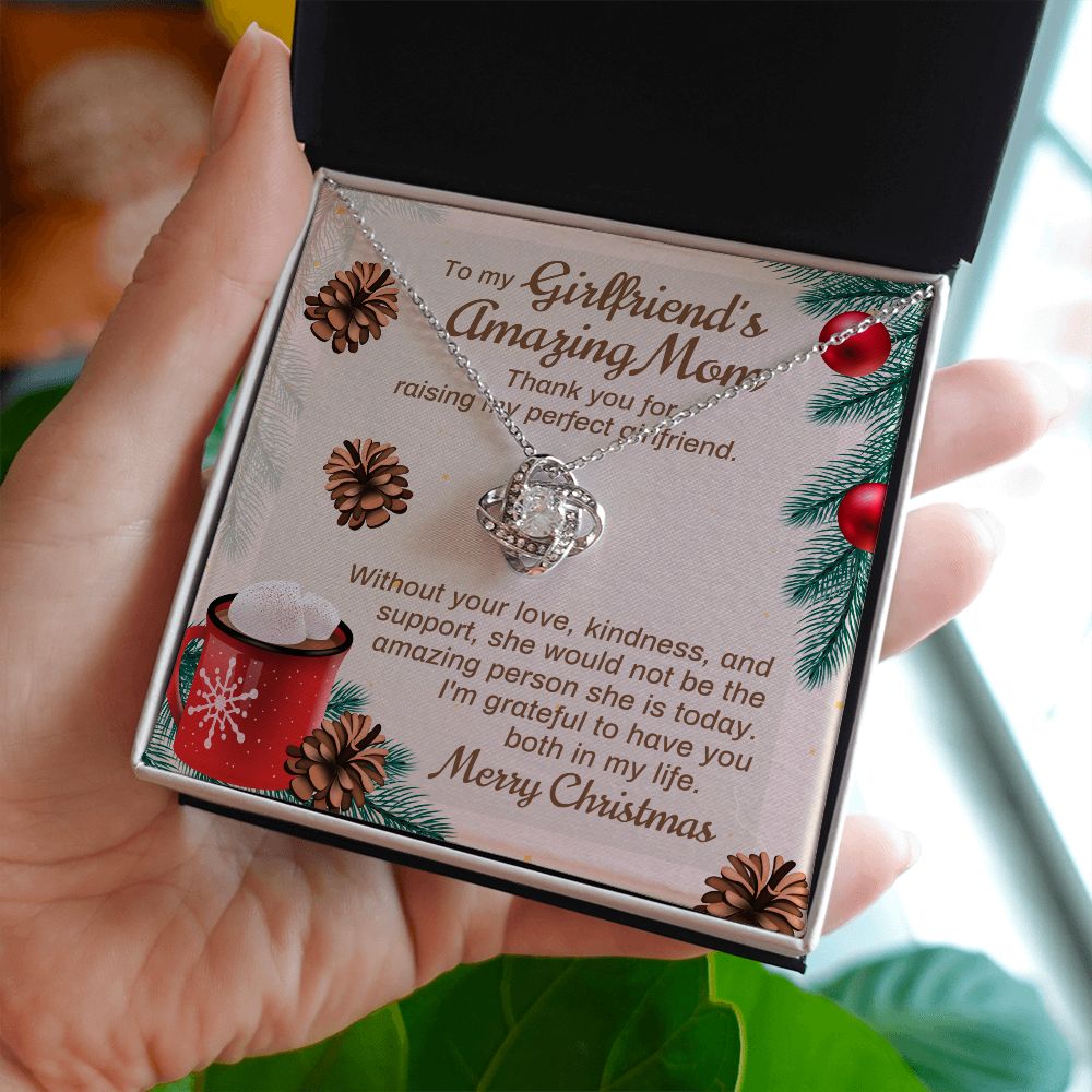 Thank You For Raising My Perfect Girlfriend - Mom Necklace, Gift For Girlfriend's Mom, Mother's Day Gift For Future Mother-in-law