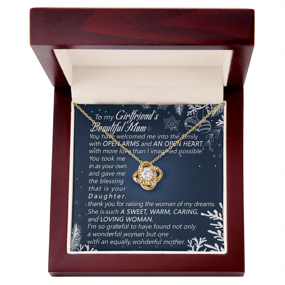 You Gave Me The Blessing That Is Your Daughter - Mom Necklace, Gift For Girlfriend's Mom, Mother's Day Gift For Future Mother-in-law