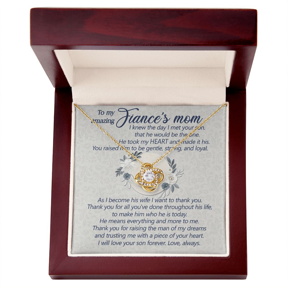 You Raised Him To Be Gentle, Strong, And Loyal - Women's Necklace, Gift For Son's Girlfriend, Fiance's Mom, Gift For Future Daughter-in-law