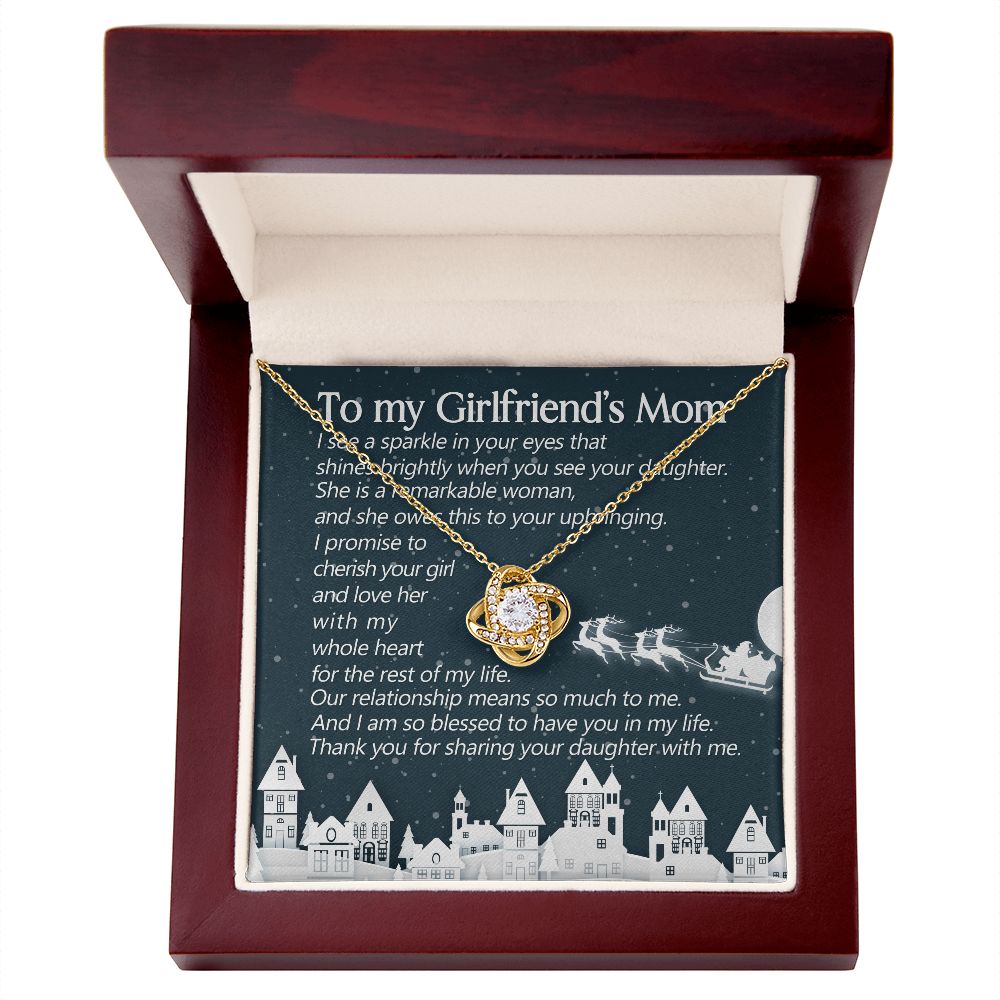 Thank You For Sharing Your Daughter With Me - Mom Necklace, Gift For Girlfriend's Mom, Mother's Day Gift For Future Mother-in-law