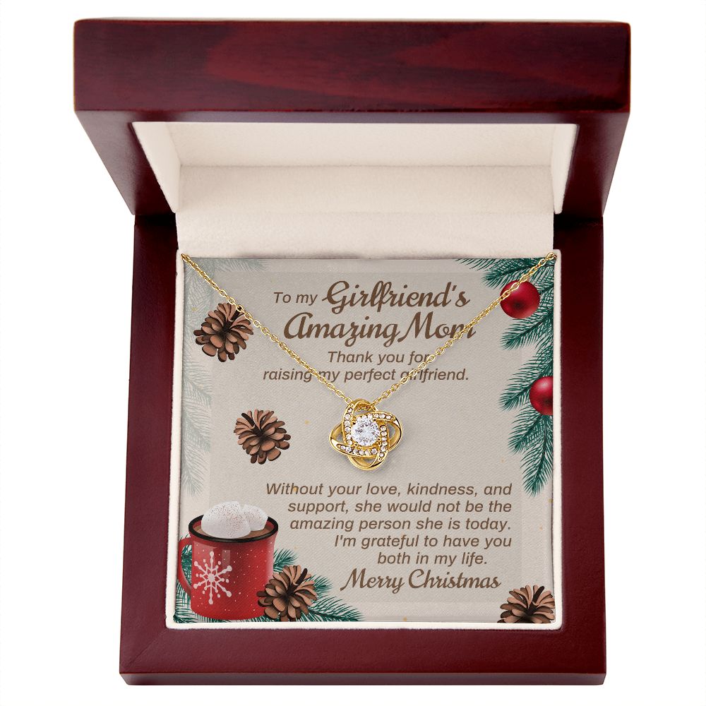 Thank You For Raising My Perfect Girlfriend - Mom Necklace, Gift For Girlfriend's Mom, Mother's Day Gift For Future Mother-in-law