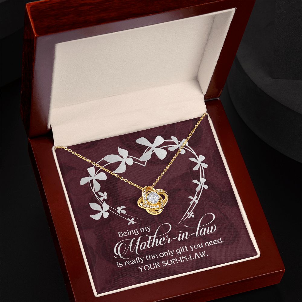 Being My Mother-In-Law Is Really The Only Gift You Need - Mom Necklace, Valentine's Day Gift For Mom-in-law, Mother-in-law Gifts