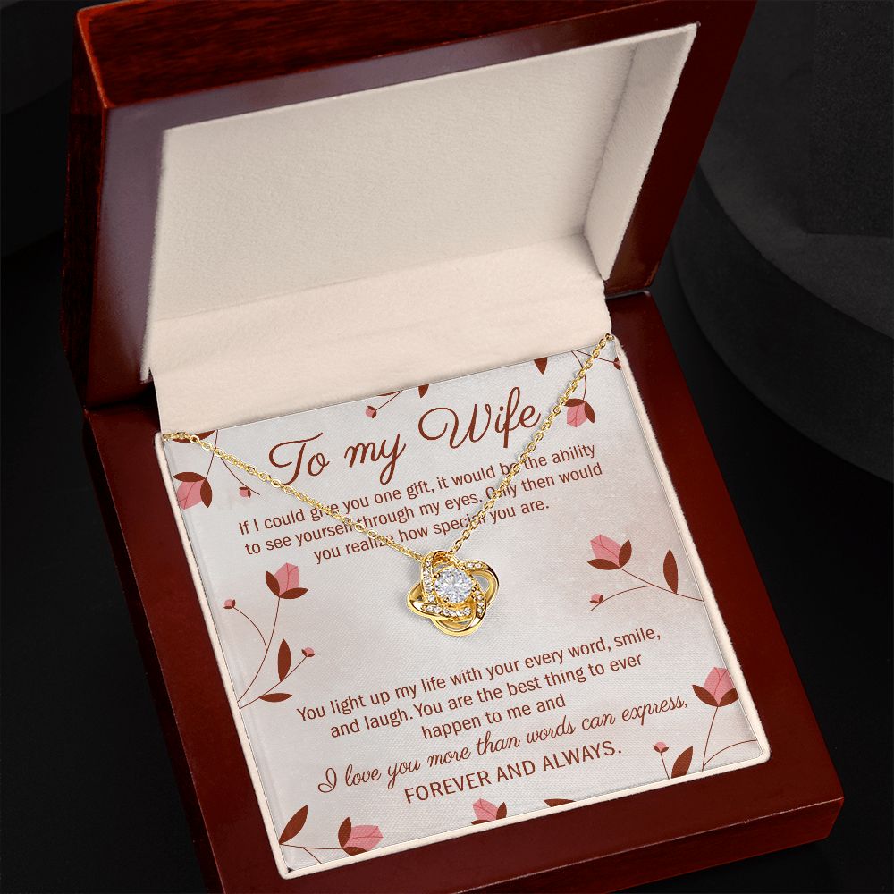 To My Beautiful Wife Message Card Pendant Necklace Gift from Husband – Fig  & Lily Co.
