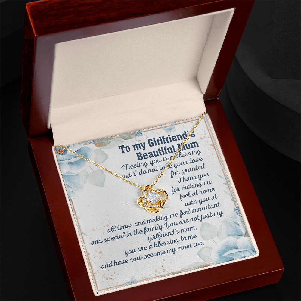 Meeting You Is A Blessing And I Do Not Take Your Love For Granted - Women's Necklace, Gift For Girlfriend's Mom, Gift For Future Mother-in-law