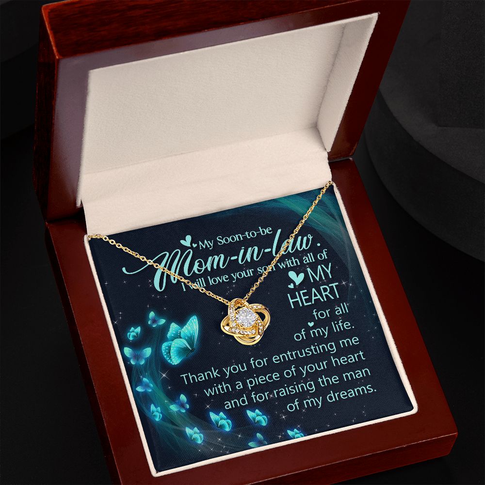 I Will Love Your Son With All Of My Heart - Mom Necklace, Gift For Boyfriend's Mom, Mother's Day Gift For Future Mother-in-law