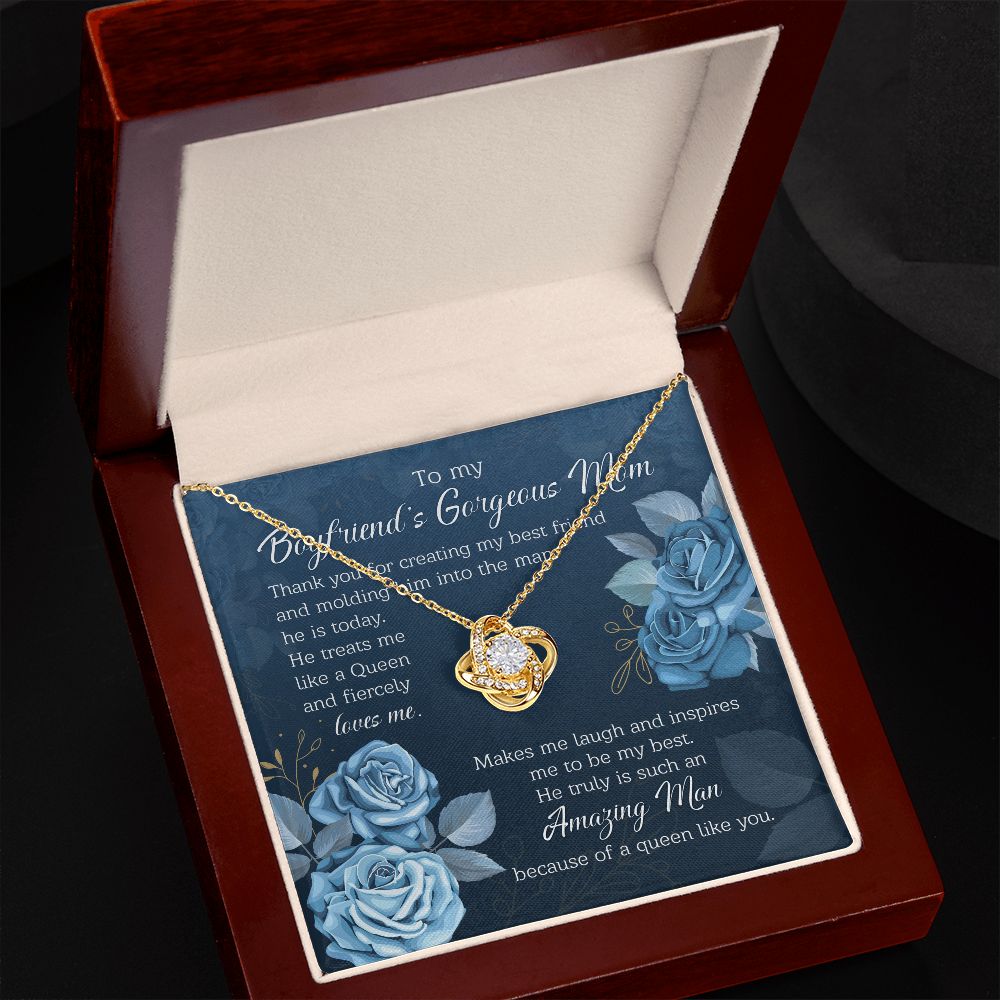 Thank You For Molding Him Into The Man He Is Today - Mom Necklace, Gift For Boyfriend's Mom, Mother's Day Gift For Future Mother-in-law