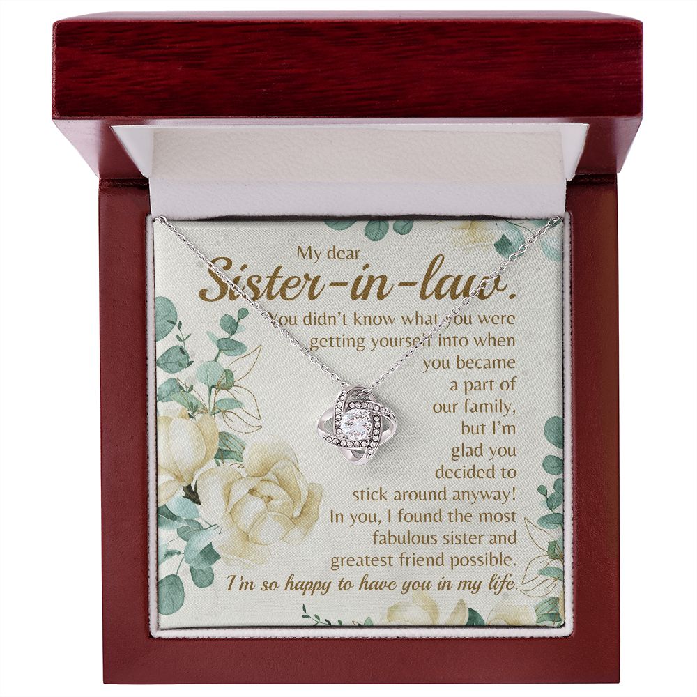 I Found The Most Fabulous Sister And Greatest Friend Possible - Women's Necklace, Sister's of Boyfriend, Gift For Sister-in-law, Christmas Gift Sister-in-law
