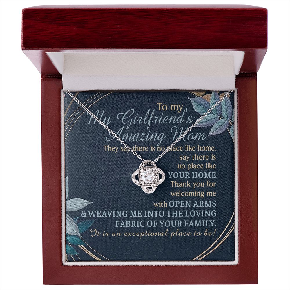Thank You For Weaving Me Into The Loving Fabric Of Your Family - Mom Necklace, Gift For Girlfriend's Mom, Mother's Day Gift For Future Mother-in-law