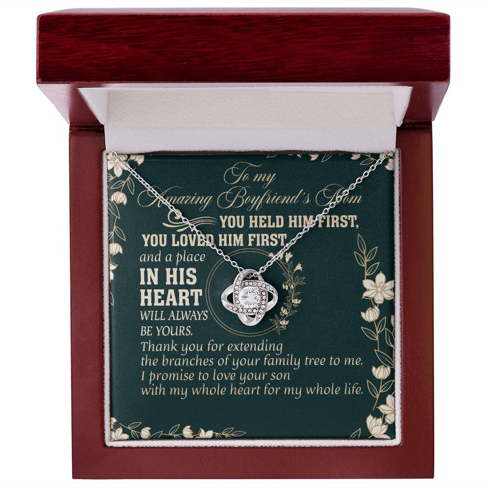 I Promise To Love Your Son - Mom Necklace, Gift For Boyfriend's Mom, Mother's Day Gift For Future Mother-in-law