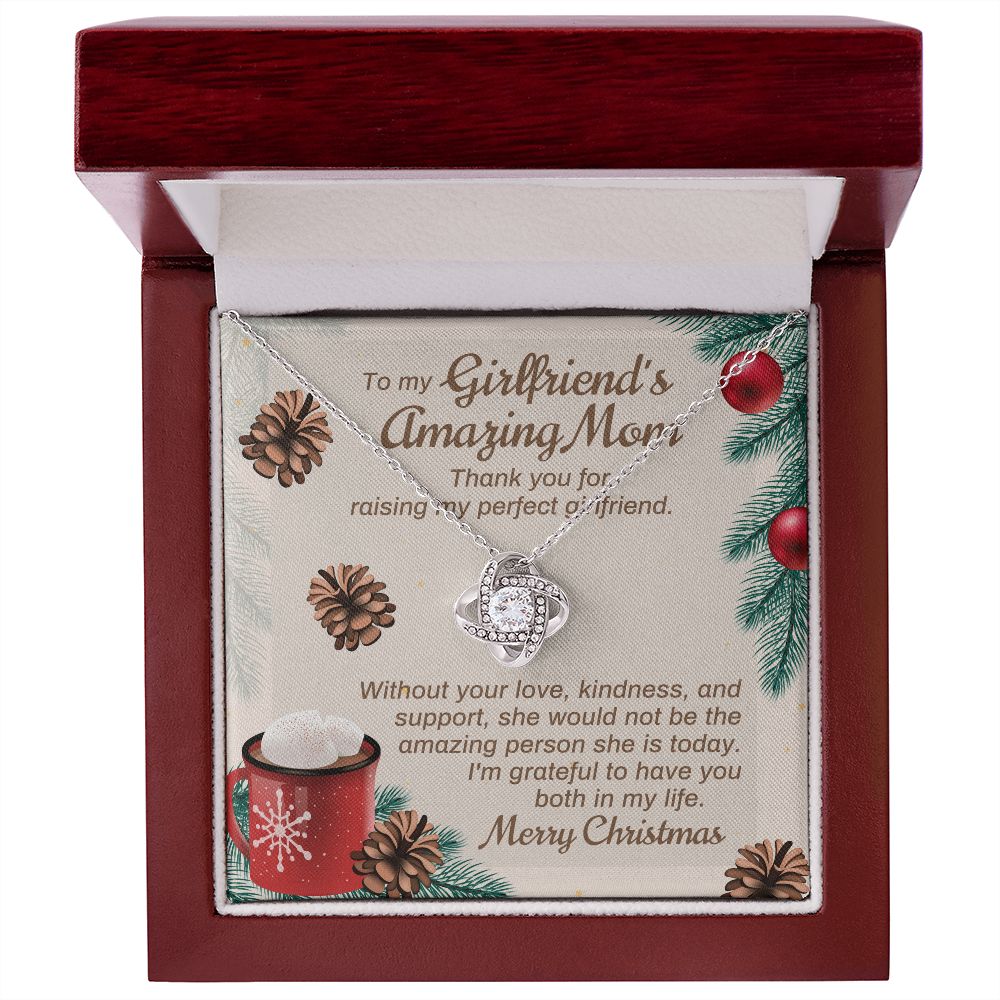 Thank You For Raising My Perfect Girlfriend - Mom Necklace, Gift For Girlfriend's Mom, Mother's Day Gift For Future Mother-in-law