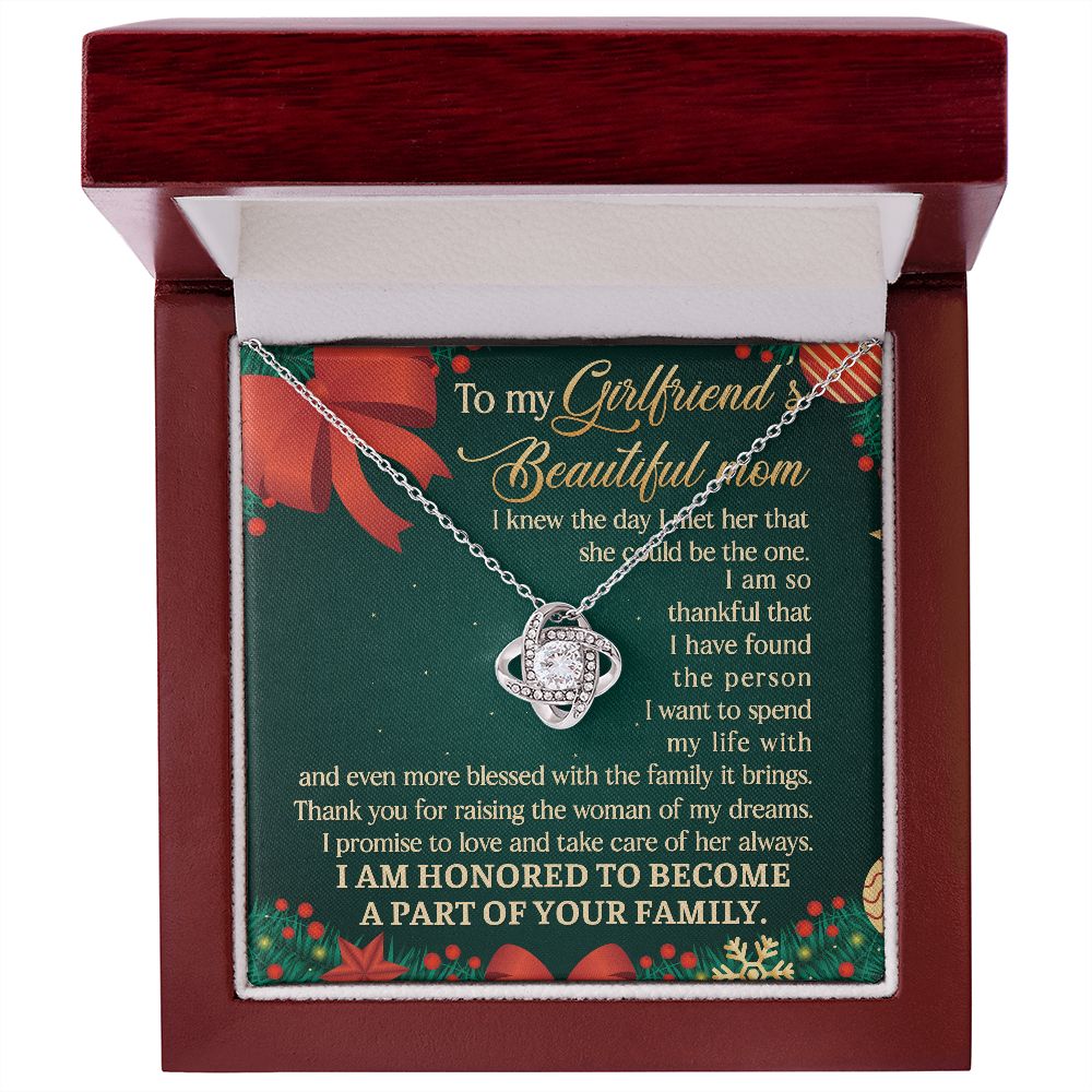 I Am So Thankful That I Have Found The Person I Want To Spend My Life With - Mom Necklace, Gift For Girlfriend's Mom, Mother's Day Gift For Future Mother-in-law