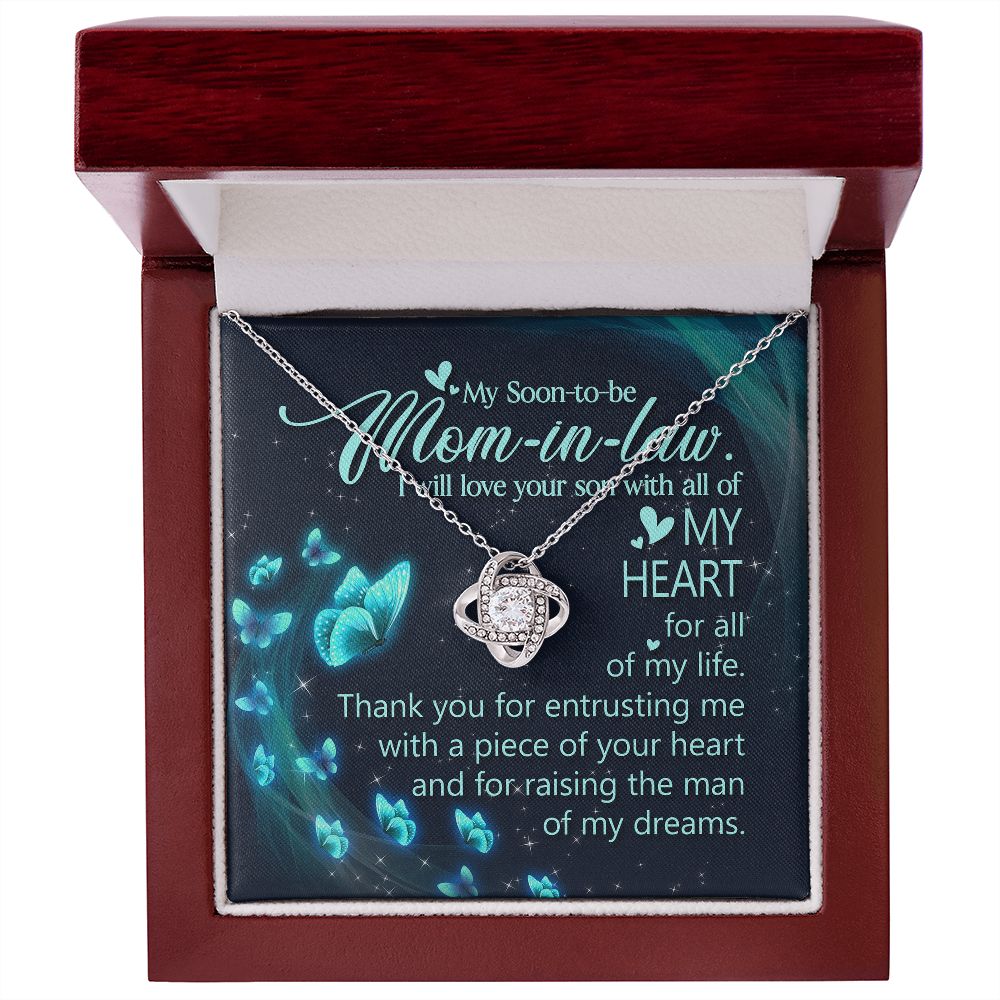 I Will Love Your Son With All Of My Heart - Mom Necklace, Gift For Boyfriend's Mom, Mother's Day Gift For Future Mother-in-law
