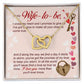 Give All I've Got To Give To Make All Your Dreams Come True - Women's Necklace, Gift For Her, Anniversary Gift, Valentine's Day Gift For Wife-to-be