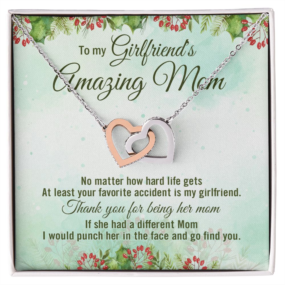 At Least Your Favorite Accident Is My Girlfriend - Mom Necklace, Gift For Girlfriend's Mom, Mother's Day Gift For Future Mother-in-law