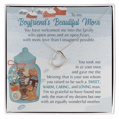 You Took Me In As Your Own And Gave Me The Blessing - Mom Necklace, Gift For Girlfriend's Mom, Mother's Day Gift For Future Mother-in-law