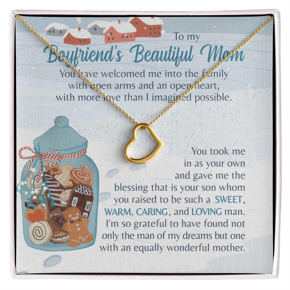 You Took Me In As Your Own And Gave Me The Blessing - Mom Necklace, Gift For Girlfriend's Mom, Mother's Day Gift For Future Mother-in-law