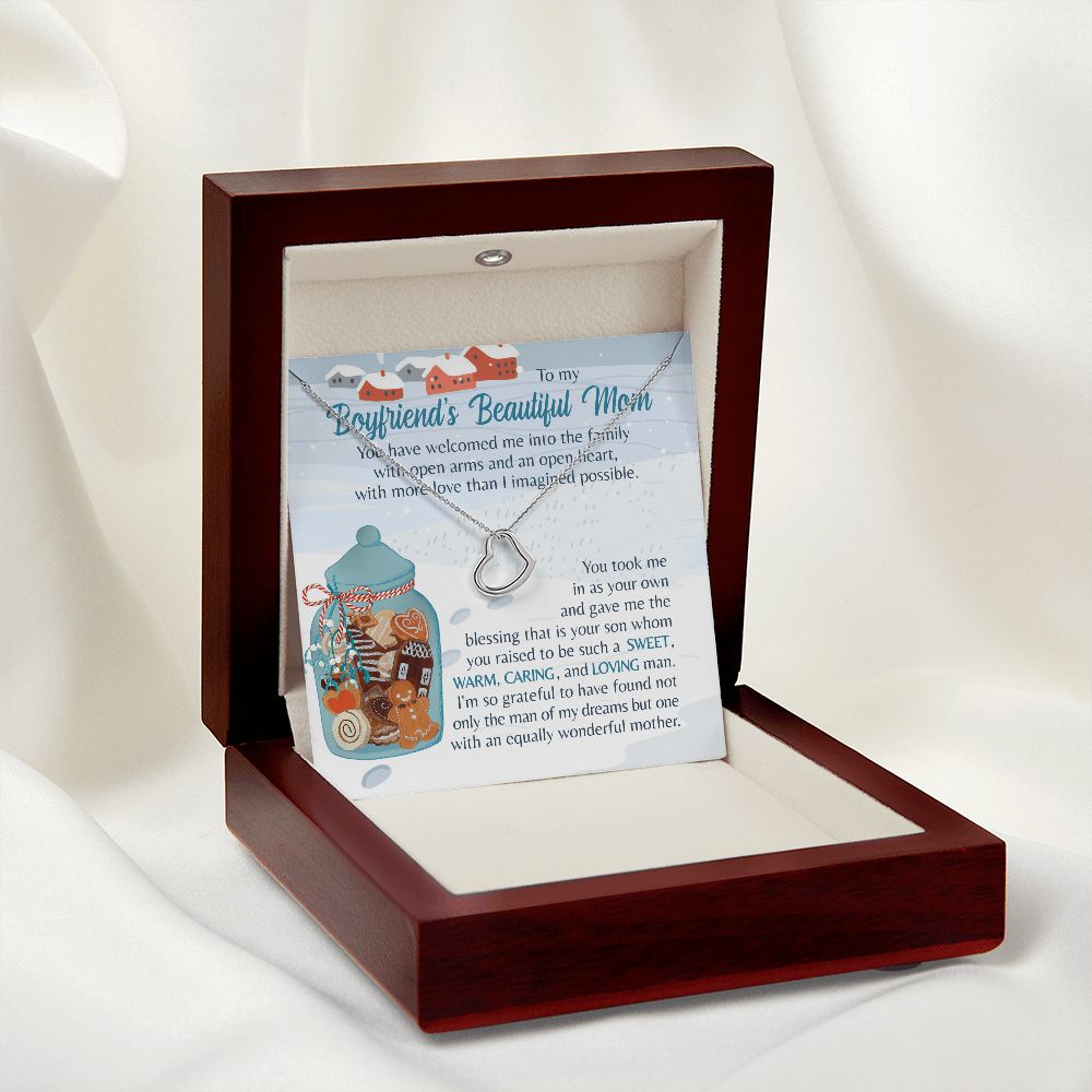 You Took Me In As Your Own And Gave Me The Blessing - Mom Necklace, Gift For Girlfriend's Mom, Mother's Day Gift For Future Mother-in-law