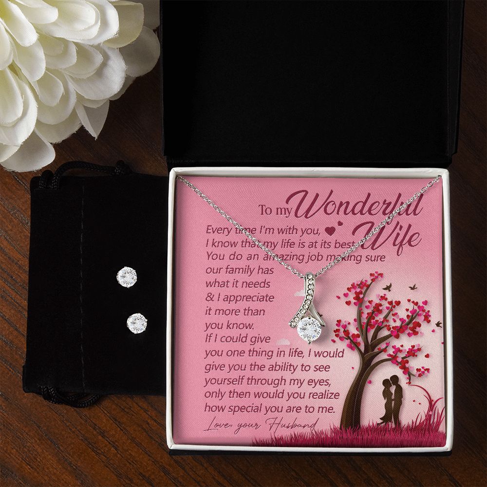 Every Time I'm With You, I Know That My Life Is At Its Best - Women's Necklace, Gift For Her, Anniversary Gift, Valentine's Day Gift For Wife