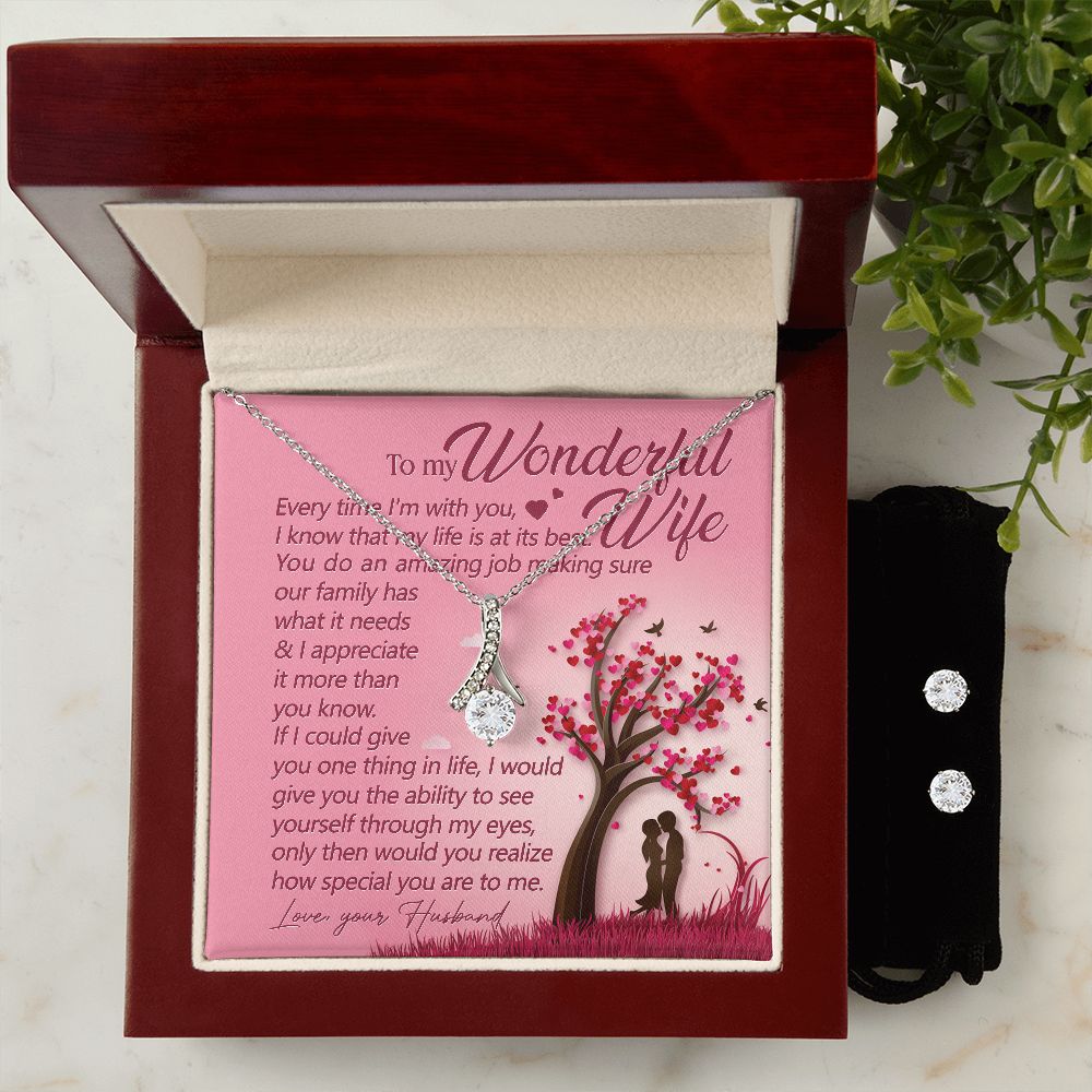 Every Time I'm With You, I Know That My Life Is At Its Best - Women's Necklace, Gift For Her, Anniversary Gift, Valentine's Day Gift For Wife