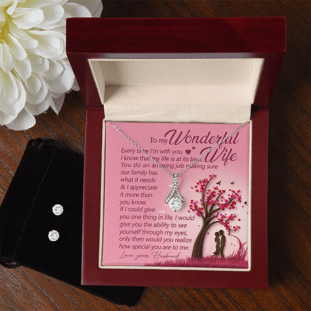 Every Time I'm With You, I Know That My Life Is At Its Best - Women's Necklace, Gift For Her, Anniversary Gift, Valentine's Day Gift For Wife