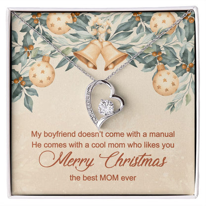 Gift for My Boyfriend's Mom Christmas, to My Boyfriend's Mom Necklace, Christmas  Gift for My Boyfriends Mom 
