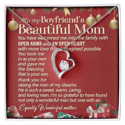 I'm So Grateful To Have Found Such A Sweet, Warm, Caring, And Loving Man - Mom Necklace, Gift For Boyfriend's Mom, Mother's Day Gift For Future Mother-in-law